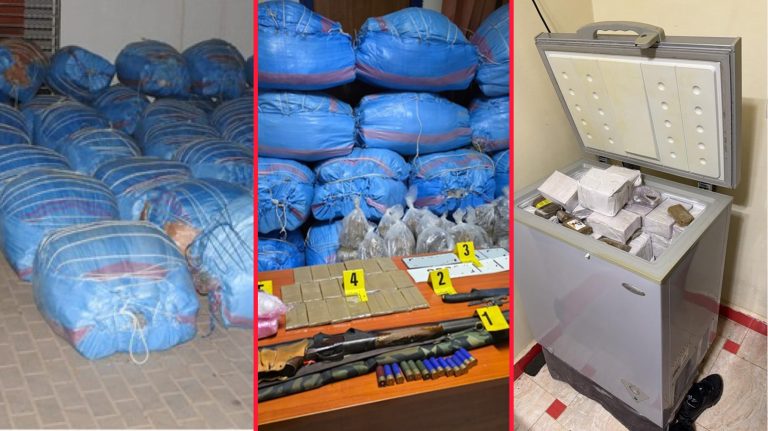 حجز أطنان من المخدرات وتوقيف عدد من المشتبه فيهم في 4 مدن