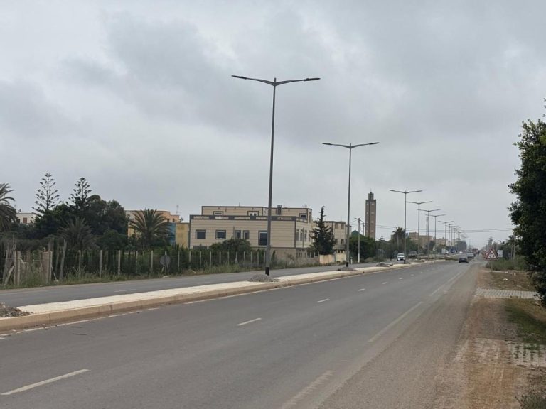 افتتاح قنطرة أركمان وتشغيل الإنارة العمومية لتعزيز السلامة الطرقية بإقليم الناظور