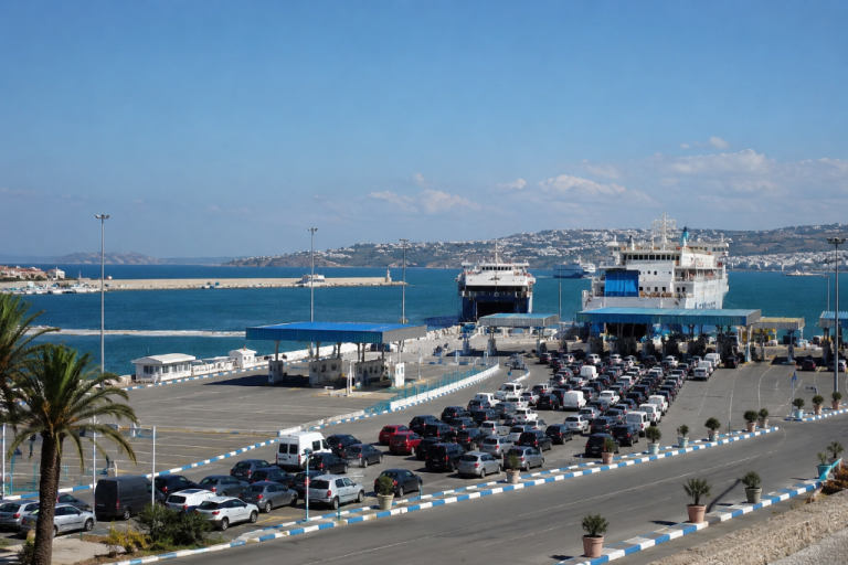رياح قوية تضرب مضيق جبل طارق وتؤثر على حركة الملاحة نحو طنجة