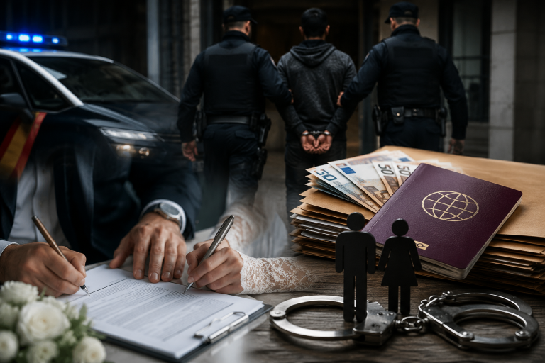 الشرطة الإسبانية تفكك شبكة علاقات وهمية مقابل الإقامة وتوقف 54 شخصا
