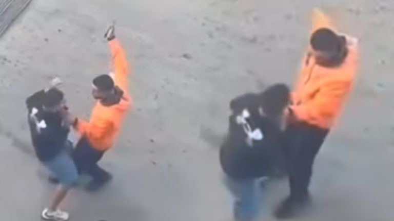 أمن طنجة يتفاعل مع فيديو تعنيف شاب ببئر الشفاء ويوقف شخصين