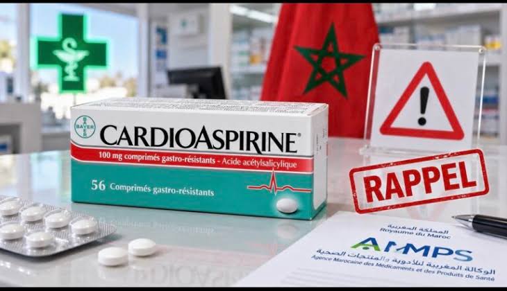 بسبب انحراف حراري أثناء النقل.. سحب دفعتين من “CARDIOASPIRINE 100 mg”